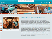 Tablet Screenshot of erlebekuba.de
